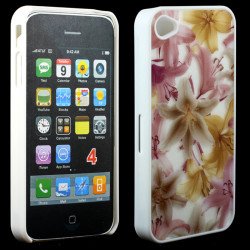 iPhone 4 4S Yellow Flower Slim Design Case